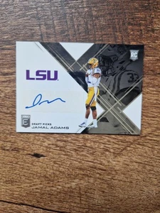 2017 Panini Elite Draft Picks Football Jamal Adams LSU Autograph Card - Picture 1 of 2