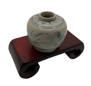 Hoi An Hoard Rare Miniature Vietnamese Bird Design Jarlet Circa 1430-1480 - Picture 1 of 6