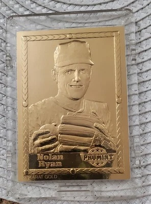 Nolan Ryan 1992 Pro Mint 22 Karat Gold Card Houston Astros HOF #D FREE SHIPPING - Image 1 of 4