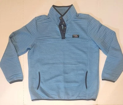 L.L. Pullover Bean manga larga suave 1/4 a presión talla Lg Foto 1 de 4