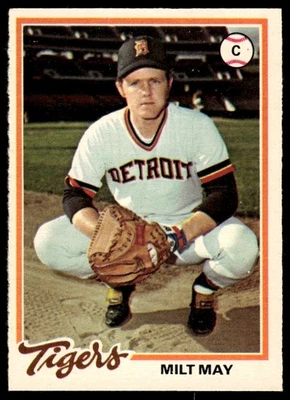 1978 O-Pee-Chee Milt May Detroit Tigers #115 - Image 1 of 2