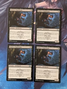 MTG 4 x Modern horizons 3 Uncommon NADIER'S NIGHTBLADE NM - Imagen 1 de 1