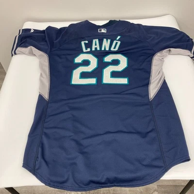 Robinson Cano 2015 Seattle Mariners Game Used Majestic Jersey With COA - Image 1 of 4