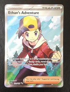 ETHAN'S ADVENTURE 221/182, HOLO, FULL ART, POKEMON CARD (NM) - Picture 1 of 3