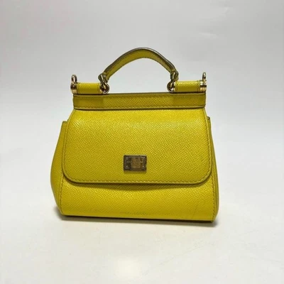 Bolso de Hombro Dolce & Gabbana Cuero Sicilia 2 Vías Estampado Leopardo de Japón Usado Foto 1 de 4