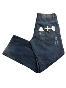 Vintage Rocawear Baggy Jeans Mens 35x30 Blue Denim Original Fit Skater Hip-Hop - Picture 1 of 11