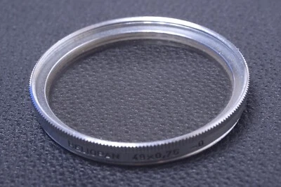 ✅ HELIOPAN UV -0 49MM 49X0.5 FILTER GENUINE LENS OR CAMERA SCREW IN   14-1 - Image 1 of 2