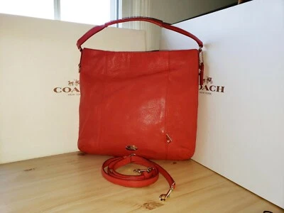 Coach Isabelle Pebbled Leather Hobo Cross-Body,Tote Purse 34511 - Image 1 of 4