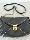 Ld Gold Studded Quilted Faux Leather Crossbody Women?S Handbag