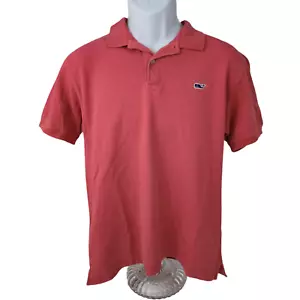 Vineyard Vines Edgartown kurzärmelig korallenrosa/lachsfarben Polo Größe Small S - Bild 1 von 8
