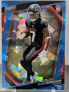 2023 Panini National VIP Blue Cracked Ice Prizm #RC4 Bijan Robinson /149 (RC) - Picture 1 of 2