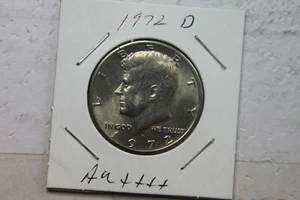 1972-D 50C Kennedy Half Dollar AU++++ - Picture 1 of 6