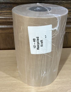 12" x 900' Brown Kraft Paper Roll 40lb Shipping Wrapping Cushioning Void Fill - Picture 1 of 3