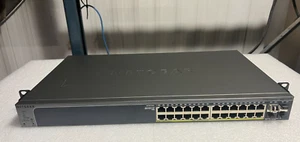 Netgear ProSafe GS728TP V1H1 24 Port PoE Gigabit Smart Switch - Picture 1 of 4