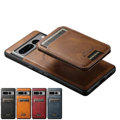 For Google Pixel 9 Pro XL/8/7A/6 Magnetic Leather Stand Detachable Wallet Case - Image 1 of 4