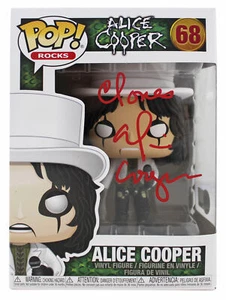 Alice Cooper "Clones" Signed Funko Pop Vinyl Figure #68 w/ Red Sig BAS Witnessed - Picture 1 of 7