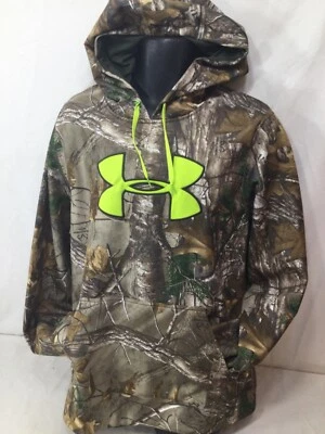 Under Armour Realtree Xtra Hoodie Hooded Sweatshirt Size Medium Scent Control - Image 1 of 4