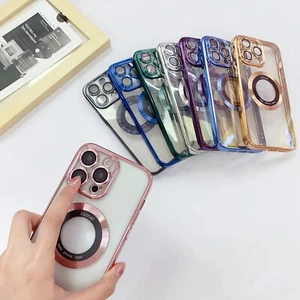 Case for iPhone 14 12 13 Pro Max Plus Magnetic Silicon Shockproof Phone Cover - Picture 1 of 14