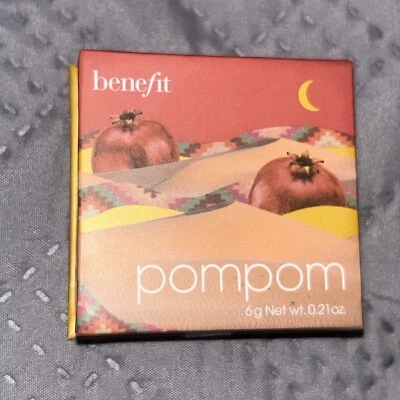 Benefit PomPom Pomegranate Rose Blush 6g New  FULL SIZE RRP £33 - Image 1 of 2
