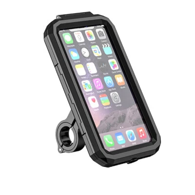 Motorcycle Phone Holder Waterproof Mount Stand For 5.5-6.8in Cell Phones GPS - Image 1 of 4
