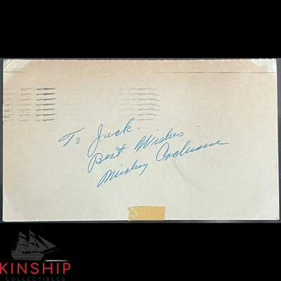 Mickey Cochrane signed GPC Postcard JSA LOA Baseball HOF Auto Z2082 - Image 1 of 4