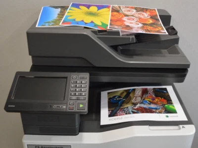 Lexmark XC6152de Farblaser-Multifunktionsdrucker  mit Rechnung - Bild 1 von 4