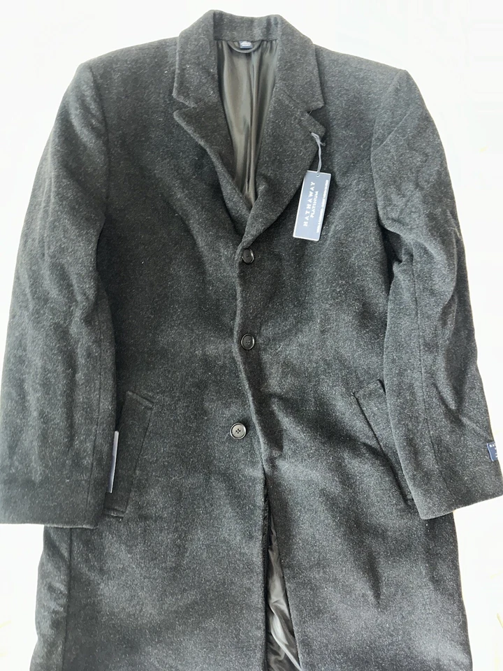 NWT Hathaway Platinum Charcoal Wool & Cashmere Size 40R - Image 1 of 4