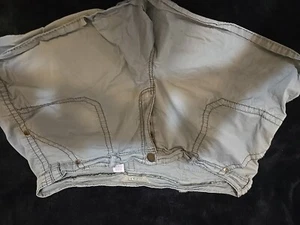 Zana Di Womens Shorts Size 24 Green Cotton Blend - Picture 1 of 8