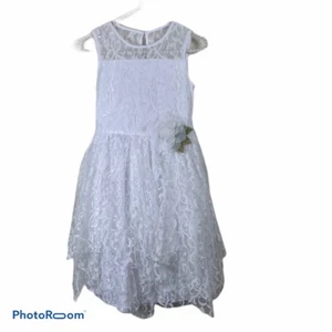 Special Occasion by Marmellata girls white dress size 12 lace - Picture 1 of 5