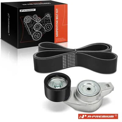 A-Premium 2x Serpentine Belt Drive Component Kit for Mack CXU 08-14 16-17 Volvo - Imagem 1 de 4