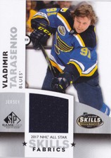 17-18 SP Game Used Vladimir Tarasenko Jersey All-Star Skills Fabrics Blues 2017