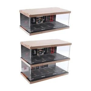 1:64 Parking Lot Display Case Collectibles Acrylic Dustproof Container - Picture 1 of 7