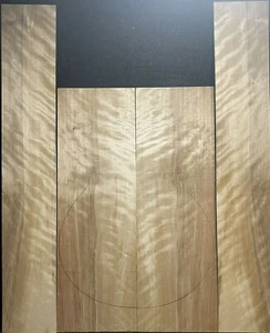 ECO-FRIENDLY TONEWOOD, FLAMED YELLOW BIRCH BACK AND SIDES SET FOR JUMBO - Foto 1 di 4