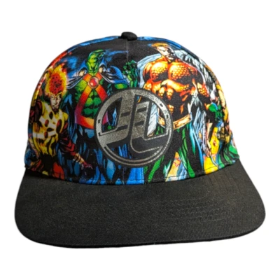 The Justice League Cap - SnapBack - Boys Blue Captain America Avengers  - Image 1 of 4