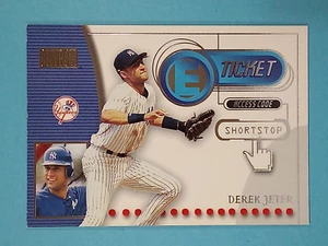 2000 SkyBox E-Ticket Derek Jeter New York Yankees #2 ⚾ - Picture 1 of 2