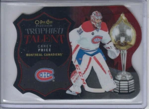 15/16 OPC Platinum Montreal Canadiens Carey Price Trophied Talent card #TT-6 - Picture 1 of 2