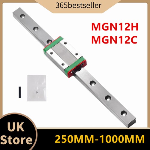 MGN12 LINEAR RAIL MGN 12 BEARING GUIDE SLIDE CARRIAGE BLOCK MGN12C ...