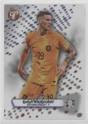 2023 Topps Pristine Road to UEFA Euro 2024 Refractor Wout Weghorst #115 - Image 1 of 2