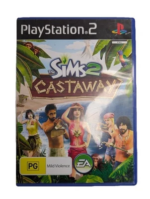 The Sims 2 Castaway PS2 Playstation 2 Game + Manual PAL - Image 1 of 3