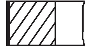 MAHLE 001 RS 11121 0N0 Piston Ring Kit - Afbeelding 1 van 3