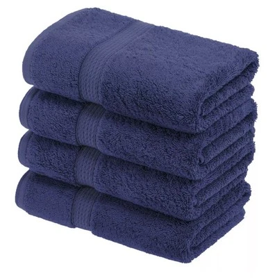 Superior 16x28 Hand Towel Set of 8 Navy Blue •• - Image 1 of 3