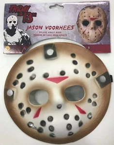 Rubie's Official Jason Deluxe Eva Hockey Mask Fancy Dress One Size Multicoloured - Picture 1 of 1