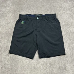 William Murray Golf Shorts Mens 34 Black Straight Fit 9" Inseam Performance - Picture 1 of 8