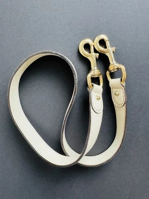 Gucci Replacement Bag Strap Ivory White Leather - Image 1 of 4