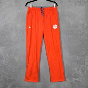 Nike Clemson Tigers woven zip ankle mesh lined performance pants orange adult S - Picture 1 of 11
