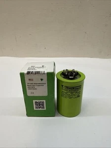 1 Pack TradePro 14286 Capacitor 40/5 MFD Round 440/370 VAC Dual Voltage - Picture 1 of 3