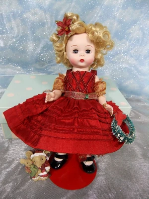 亚历山大夫人 8 英寸温迪祝你快乐圣诞盒,标签,真品证明 — 第 1/4 张图片