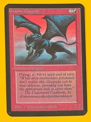 MTG GRANITE GARGOYLE Alpha (OldManMTG 012-286) - Image 1 of 4