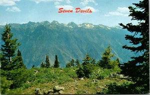 Postal de Seven Devils Peaks Snake River Hell's Canyon Idaho Oregon - Imagen 1 de 2