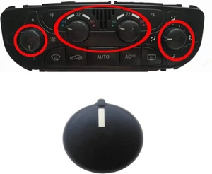 Mercedes C-Class W203 Climate Control Temperature Knobs Set of 4 OEM - Picture 1 of 2
